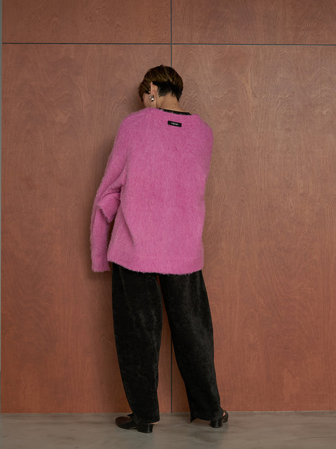 【 予約:11月中旬 】ALPACA MIX CARDIGAN /Y254-91122